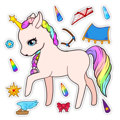 Chibi Unicorn - Avatar Creator app icon