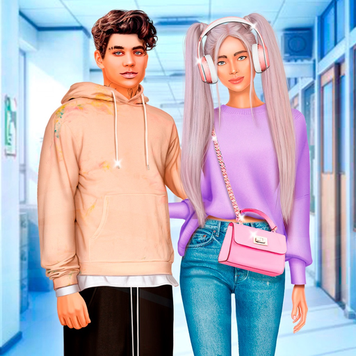 Rich College Couple Makeover app icon