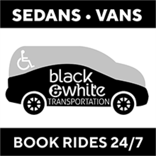Black & White Transportation app icon