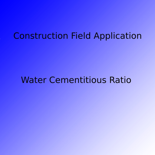 Water Cementitious Ratio app icon