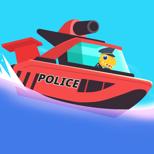 Dinosaur Police Games for kids app icon
