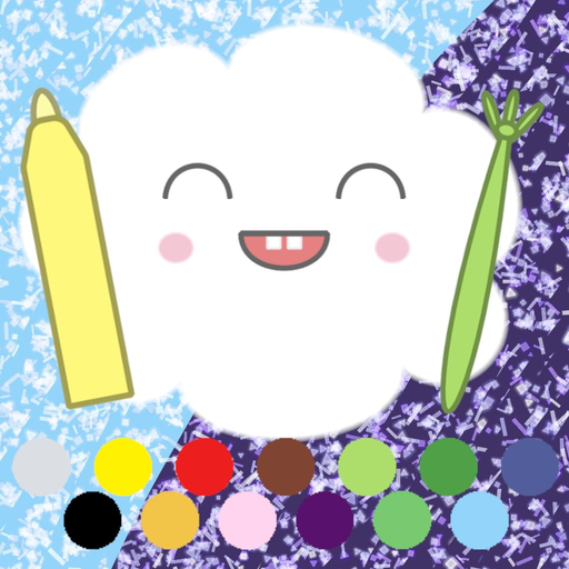 Drawing game for kid & toddler app icon