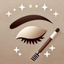 Find ideal eyebrows：BrowStudio icon