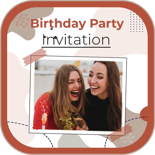 Birthday Party Cards & Frames app icon
