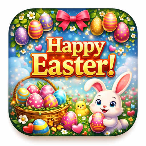 Happy Easter Day Wishes Images app icon