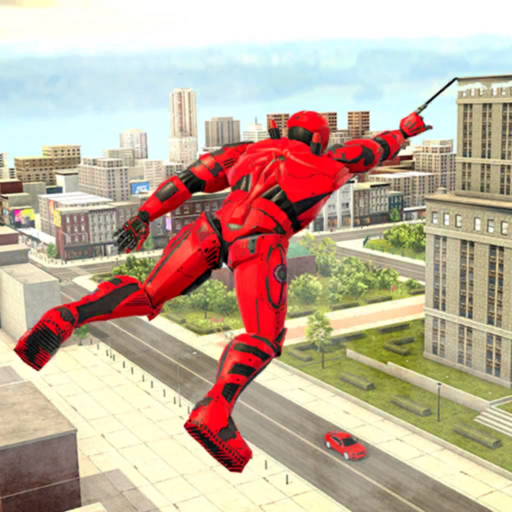 Robot Rope Hero : Web Shooter app icon