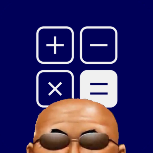 Old man voice Calculator app icon