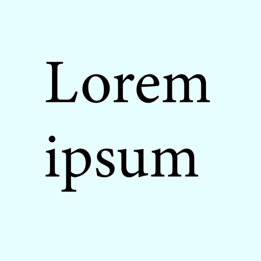 Lorem Ipsum Awesome app icon