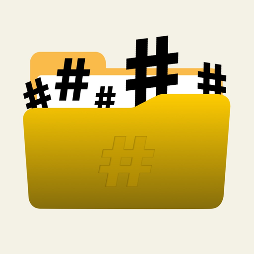 Hashtags Organizer & Composer app icon