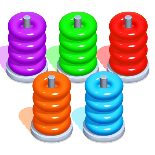 Hoop Stack Puzzle - Sort Color app icon