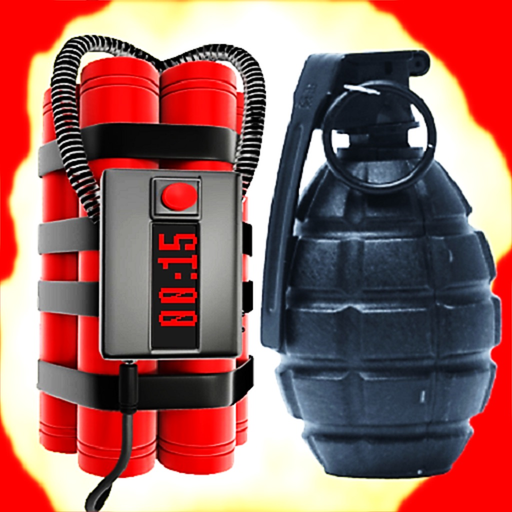 Bomb explosion-Broken screen app icon