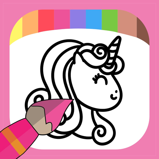 Kawaii Coloring Book for Kids app icon