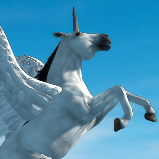 Flying Unicorn Simulator 2024 app icon