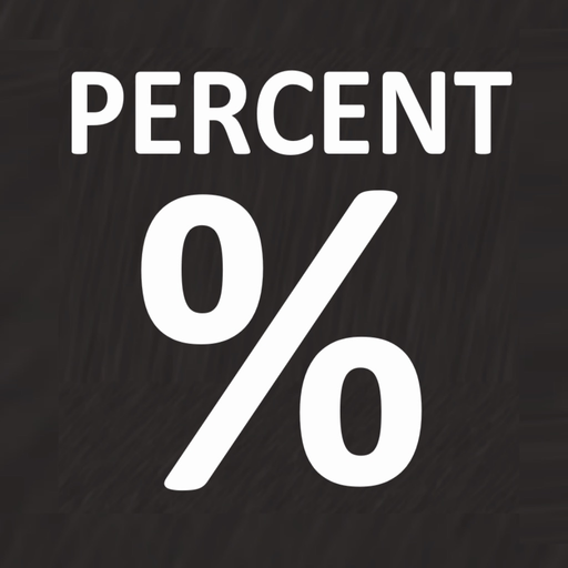 Simple percentage PERCENT app icon