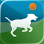 Dog forest icon