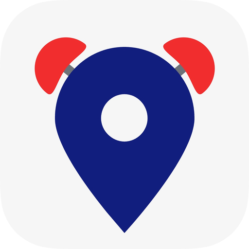 Map Alarm-alert on locations app icon