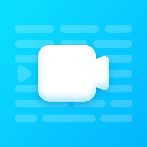 Teleprompter-float above apps app icon
