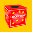 Lucky Box. Lottery ticket icon