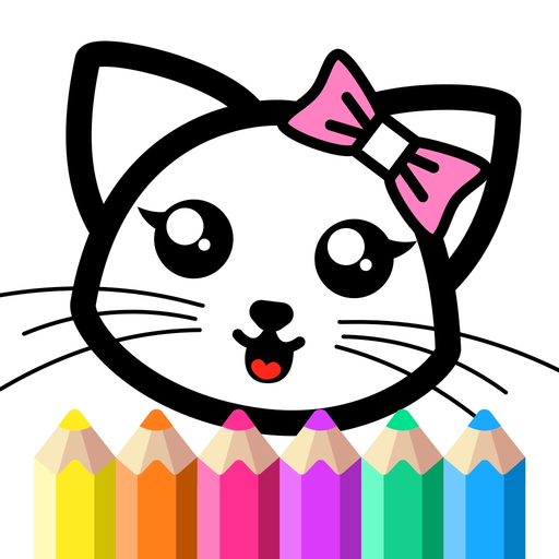 Coloring Games for Girls 2-6 app icon