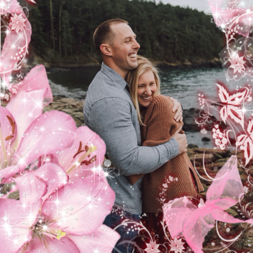 Flower Photo Frames Maker app icon