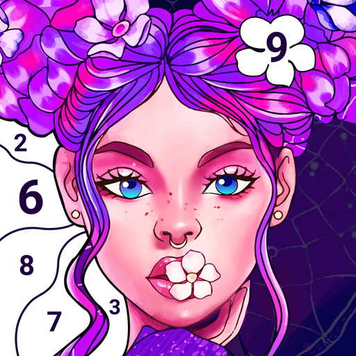 Coloring Art - Paint by number app icon