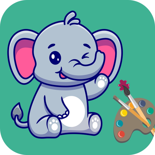 Animal Coloring Book Games App app icon