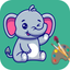 Animal Coloring Book Games App icon