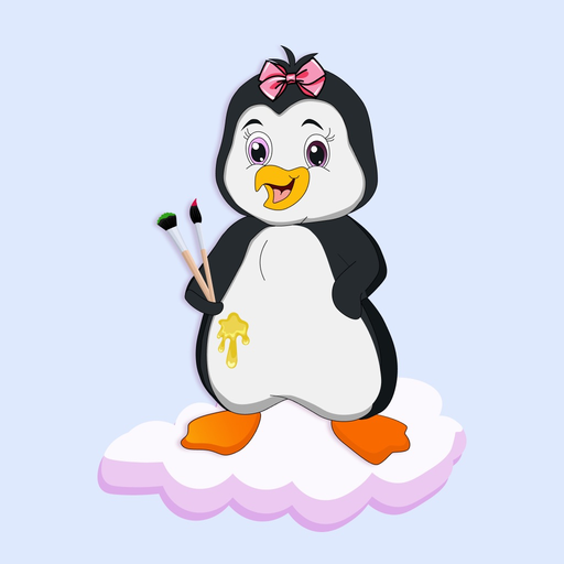 Girls Coloring Book Draw on go app icon