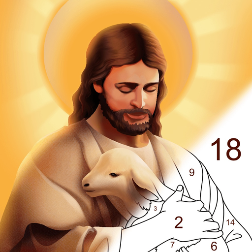Bible Color - Paint by Number app icon