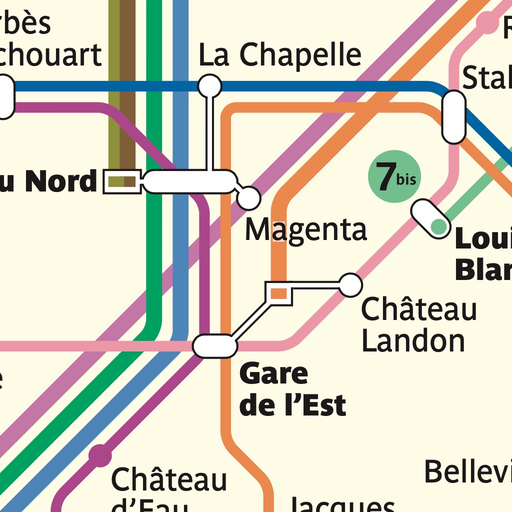 Paris Metro Map + Bus & RER app icon