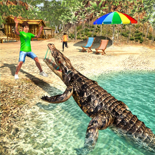 Angry Crocodile Scary Attack app icon