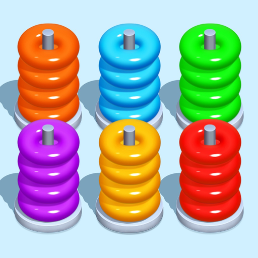 Color Hoop Stack - Sort ring app icon