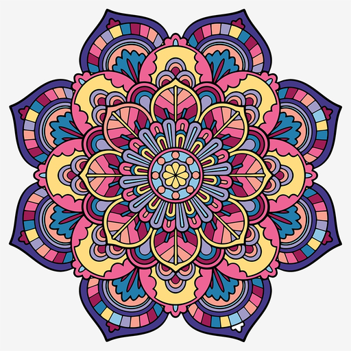 Mandalas Coloring Book Relax app icon
