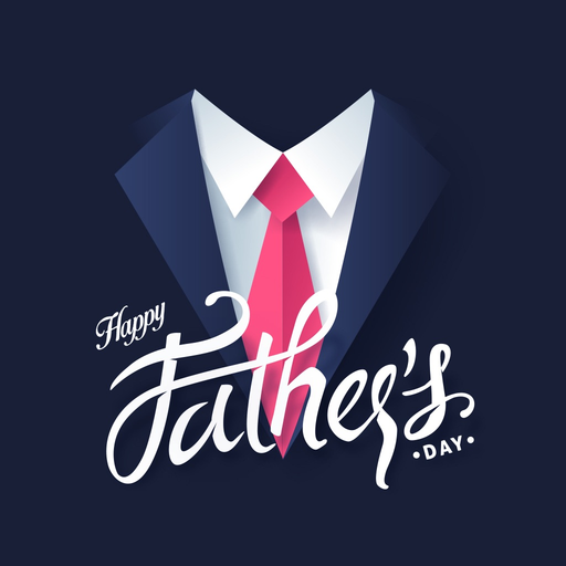 Happy Father's day photo frame app icon