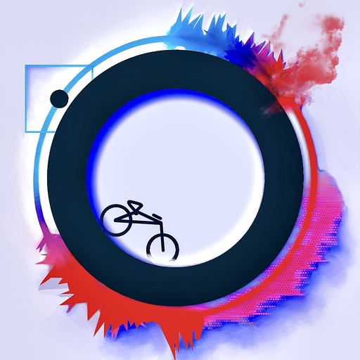 A　Bicycle Circle：シンプルな自転車距離測定 app icon