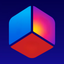 Social Networks 3D Media cube icon