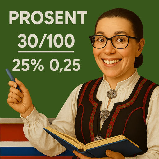 Prosentregning app icon