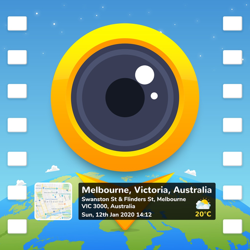 GPS Map Video Camera: Geotag app icon