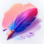 Handwriting to Sticker icon