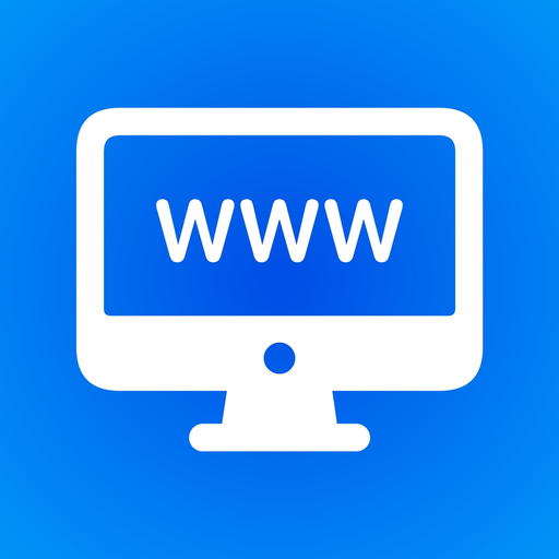 Desktop Browser • Zoomable app icon