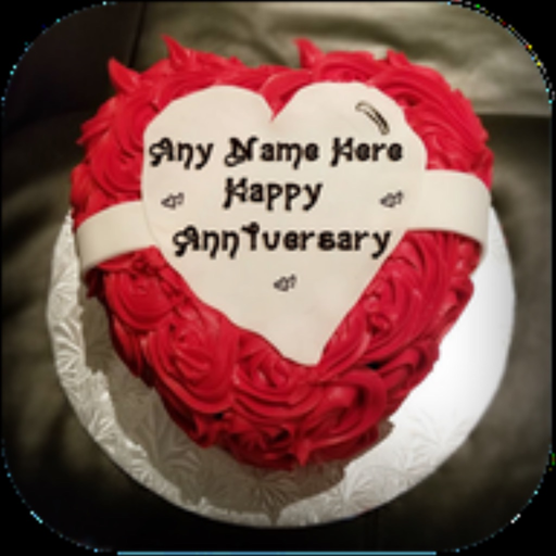 Name Anniversary Cake app icon