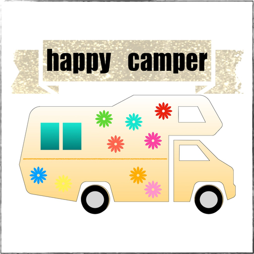 Happy Camper Stickers app icon