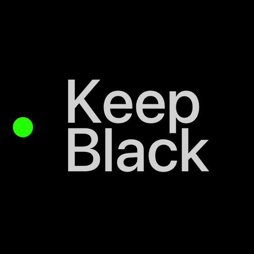 Keep Black app icon