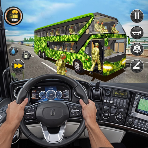 Army Bus Driving Games 3D app icon