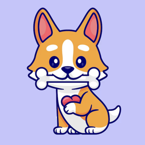Cute Corgi Dog Stickers! app icon