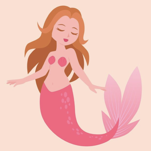 Pretty Mermaid Stickers app icon