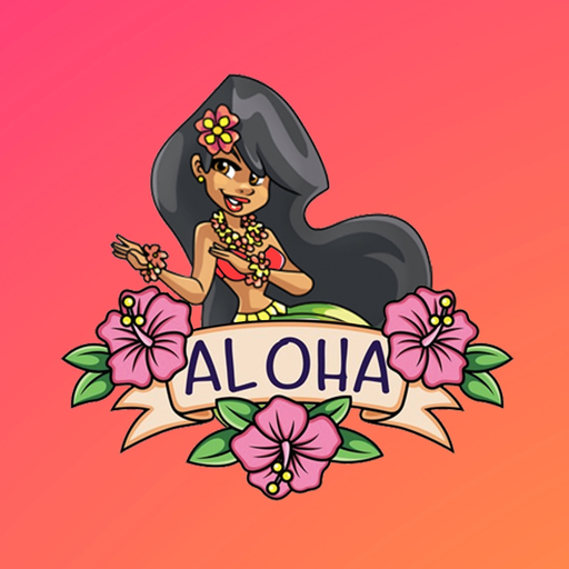 Sunshine Hawaii Luau Stickers app icon