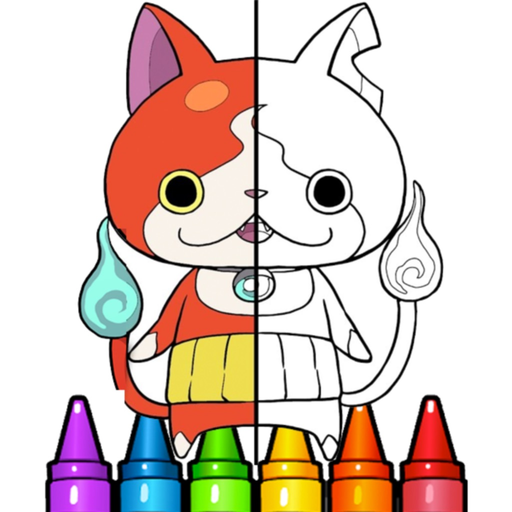 Yo kai Coloring Book app icon