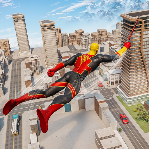 Incredible City Rope Superhero app icon