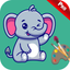 Animal Coloring Book Kids Apps icon